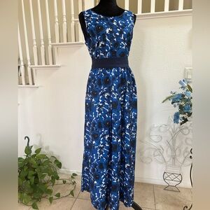 Beautiful Blue/Black Cocktail/ Maxi Dress